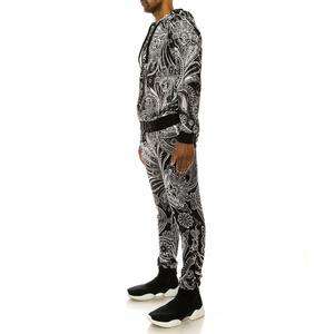 Chándales de terciopelo de alta calidad 100% al por mayor para hombre, tela polar atlética unisex de talla XL con logotipo personalizado, fabricación directa - Product Image 5