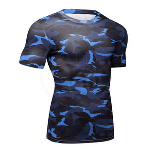 Camiseta de Manga Corta Personalizable de Alta Calidad, Transpirable, Ecológica, de Secado Rápido, Spandex/Poliéster para Hombre, para Deportes Acuáticos - Product Image 4