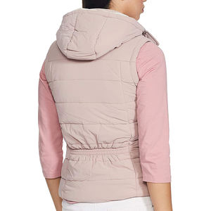 Chaleco acolchado cálido de invierno más vendido para mujer con cremallera y botón, ropa informal, chaqueta sin mangas acolchada - Product Image 2