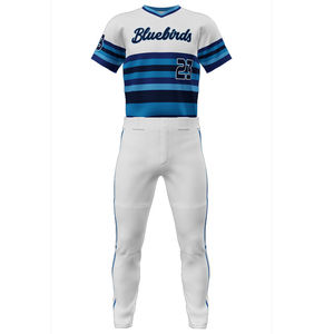 Uniforme de béisbol de alta calidad, ropa deportiva, Material de poliéster 100%, Impresión de logotipo personalizada, impresión personalizada transpirable - Product Image 3