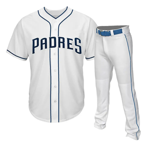 Servicio OEM personalizado, último diseño, uniforme de béisbol de Color sólido, estampado por sublimación personalizado, uniforme de béisbol para hombres, ropa deportiva - Product Image 1