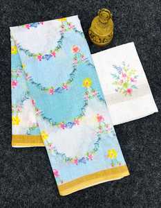 Authentique saree Sungudi en coton pour femmes saris traditionnels légers en pur coton en ligne - Product Image 4