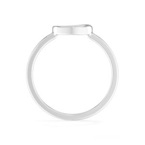 Anneaux en argent sterling 925 de haute qualité, forme ovale de météorite, serti clos, fabrication artisanale, bijoux de luxe pour femmes, cadeau de mariage - Product Image 4