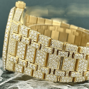 Reloj de Diamantes Moissanite Personalizado Estilo Hip Hop para Hombre, Reloj de Diamantes VVS, Regalo - Product Image 2