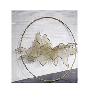 Article de décoration murale en fer de qualité luxueuse Conceptions de taille personnalisée Art mural en métal Oiseaux Branches d'arbres Mur en fer de qualité Chambre à coucher - Product Image 2