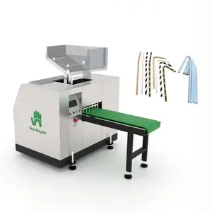 High Speed Milk Paper Straw Bending Machine Plastic Straw U Shape Making Machine