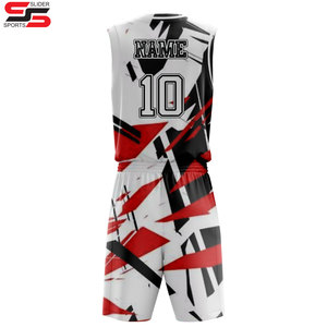 Uniforme unisex reversible de baloncesto atlético de malla para hombres y mujeres para jugadores de equipo nombre y número - Product Image 2