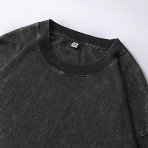 <b>MEN</b> SWEATSHIRT OVERSIZED HEAVY WEIGHT RETRO LONG SLEEVED SHOULDER DROP CASUAL WASHED COTTON T-<b>SHIRT</b> 230G CUSTOM SCREEN PRINT <b>MEN</b> - Product Image 6