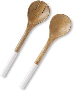 Unique Acacia <b>Wood</b> and Resin Handle Kitchen Utensil for Serving <b>Salad</b> Cutlery Spoon and Fork <b>Salad</b> <b>Server</b> - Product Image 5