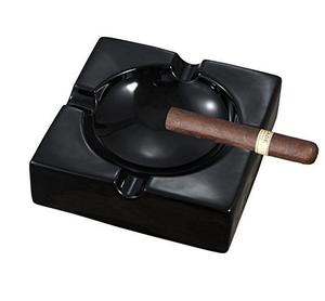 Cendrier de luxe en résine sans fumée, design carré contemporain, fait main, décoration de table, couleur et taille personnalisables, qualité supérieure - Product Image 1