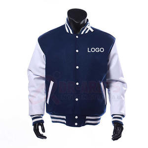 Custom Designed Men's Leather Baseball Letterman Jacket Brand New Fashion Embroidered Varsity <b>Football</b> Team Jacket for Winter - Product Image 2