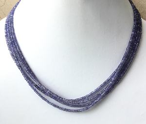 ลูกปัดแทนซาไนต์ธรรมชาติทรงเหลี่ยม สำหรับทำเครื่องประดับอัญมณีชั้นดี - Product Image 3