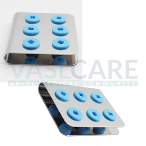 Soporte para bloque de fresas dentales, estuche de desinfección para fresas de alta y baja velocidad, Agujero 6, aleación de aluminio de Vaslcare - Product Image 6