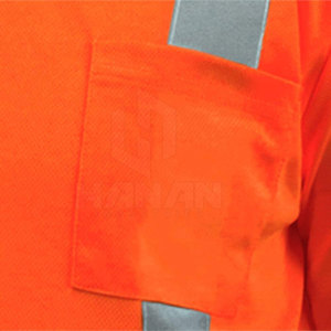 Camiseta de seguridad de alta visibilidad respetuosa con el medio ambiente Camiseta de seguridad ligera con diseño reflectante - Product Image 5