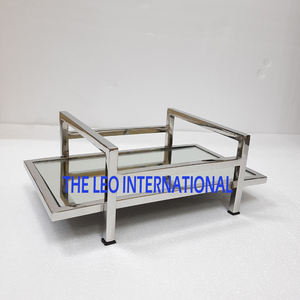 Aluminium Métal Forme Unique Polonais Brillant Émail Couleur Creative Under Glazed Plats & Plats Plateau de Service Luxe Fait à la Main - Product Image 2