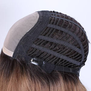 Pelucas superiores de monofilamento 4x5 de cabello humano europeo Jon Brown Highlight Color Pelucas médicas dobles - Product Image 4