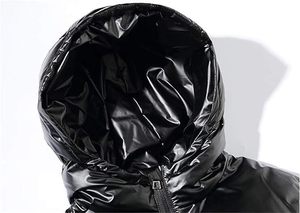 <b>Men's</b> Fashion Bubble Bomber <b>Jacket</b> with Shiny Down Padding New Winter Design Warm Puffer Wholesale Fabric <b>Jacket</b> - Product Image 5