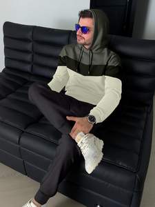 Nuevos chándales de alta calidad para hombres/Chándal de hombre con combinación de colores ajustados a la moda para ropa de entrenamiento - Product Image 6