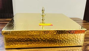 Contenedor de Especias de Metal de Cobre Hecho a Mano con Siete Compartimentos, Artesanía HF, Masala Dabba, Caja de Condimentos, Almacenamiento de Hierbas y Especias - Product Image 5