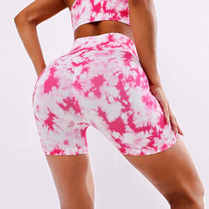 Vente en gros de shorts d'entraînement de yoga taille haute personnalisés pour femmes shorts décontractés avec poches - Product Image 4