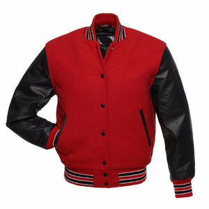 Hot Selling Men's Stand Collar Letterman Windproof <b>Jackets</b> with Front Logo New Fashion Design - Product Image 4