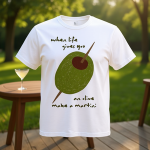 Quando la vita ti regala un'oliva, magliette promozionali - Product Image 3