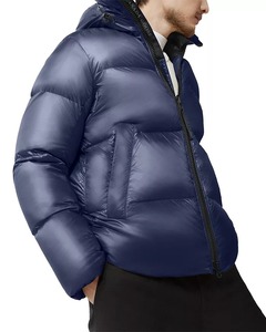 Blouson matelassé pour homme, imperméable, chaud pour l'hiver, avec capuche, blouson matelassé, veste rembourrée, logo imprimé - Product Image 3