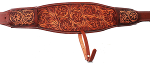Accesorio de ropa ecuestre personalizable de piel Premium Western Horse Cinch Flank Back Girth para equitación occidental - Product Image 2