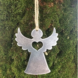Bird Shape Handmade Wrought Iron Christmas Hanging <b>Ornament</b> 100pcs <b>Silver</b> Finished Tree Holiday Decoration - Product Image 3