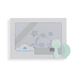 Lot de 3 draps de lit bébé Viggo en coton avec motif personnages tissés pour nourrissons - Product Image 1