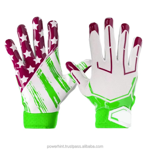 Vente en gros Nouveau design Gants de football américain pour jeunes Qualité personnalisée Gants de football américain personnalisés respirants Fabricant OEM - Product Image 1
