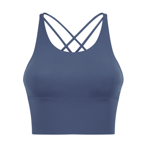 Sujetador deportivo de alta calidad para niñas, ropa de yoga fitness, Sujetador deportivo de yoga con espalda cruzada cómoda - Product Image 1