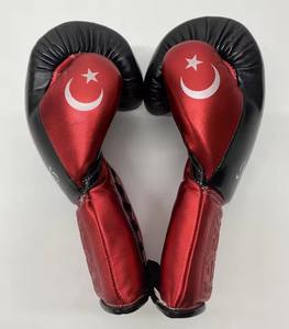 Gants de boxe personnalisables No Boxing No Life - Cuir de vachette de haute qualité, rembourrage épais à 4 couches, fermeture à lacets pour les arts martiaux - Product Image 2