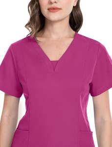 Ensembles de costumes de gommage en gros de qualité supérieure Uniformes médicaux d'hôpital Médecins Infirmières Logo personnalisé Vêtements d'allaitement - Product Image 4