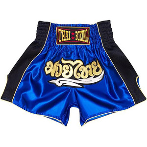 กางเกงขาสั้นมวยไทยแบบปักโลโก้ตามสั่งพิมพ์ลายด้วยการระเหิดกางเกงมวย MMA & Kick - Product Image 2