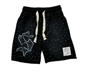 Bas quantité minimale de commande hommes Shorts Logo personnalisé sérigraphie broderie Patch strass soleil délavé haute qualité 100% coton Streetwear Shorts - Product Image 4