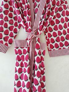 Women's Cotton Printed Kimono Robes Casual Dressing Gown for Beach Wear Perfect Bridesmaid Robes Gift for Her - Product Image 3
