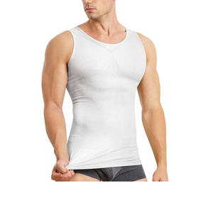 Wholesale Custom Logo Casual Men's Comfortable Polyester/Cotton Breathable Short Sleeve <b>Tank</b> <b>Tops</b> Puff Printing High Quality - Product Image 2
