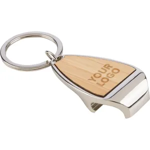 Portachiavi Personalizzato in Lega di Zinco Aria con Moschettone Promozionale - Product Image 1