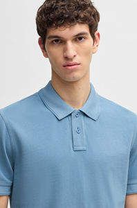 Polos transpirables de secado rápido para hombre con logotipo privado de color sólido, ropa de calle - Product Image 5