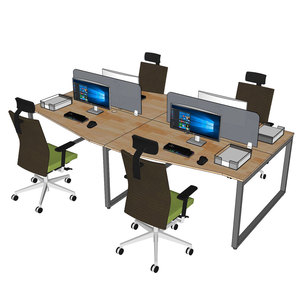 ชุดโต๊ะรับประทานอาหารสไตล์มินิมอลสำหรับ 4 คน ขนาด 280x160 ซม. ทรงสี่เหลี่ยม ขาเหล็ก ไม้ยางพารา รุ่น HBRT079 - Product Image 3