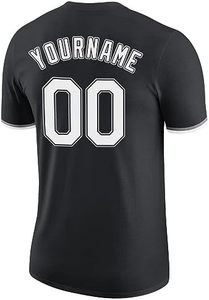 Nouveaux T-shirts et maillots d'équipe de baseball personnalisés pour hommes, femmes et jeunes avec nom et numéro imprimés - Product Image 4