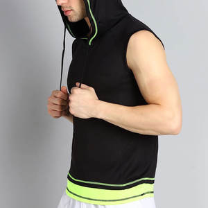Sweats à capuche personnalisés à la mode pour hommes HAUTE QUALITÉ Nouvelle arrivée Polyester blanc Logo personnalisé Sweats à capuche unis de style décontracté - Product Image 4