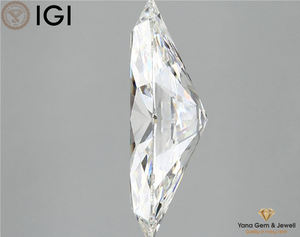 Spark of Purity 5,00 CARAT G Color VVS2 Claridad CVD Lab Grown Marquise Diamond IGI Certified Etically Created Jewelry - Product Image 3