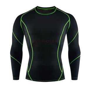Pakistan Manufacturer's BHUTTA ENTERPRISES Latest Breathable <b>Compression</b> <b>Shirts</b> <b>Men</b> O-neck Collar Full Sleeve Light Weight - Product Image 3