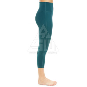 Legging femme personnalisé, dernière conception, longueur intégrale, en Spandex/Polyester, taille élastique, couleur unie, léger, haute qualité, effet ventre plat - Product Image 4