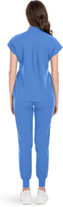 Trajes médicos ecológicos, mezcla de algodón, uniformes de enfermería sostenibles, ropa de Hospital al por mayor - Product Image 2