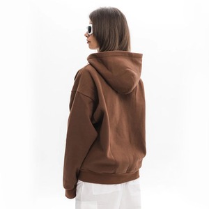 เสื้อฮู้ดพิมพ์ลายพัฟโฟมมีซิป400 GSM เสื้อฮู้ดพิมพ์ลายพัฟโลโก้ที่กำหนดเองฤดูหนาว - Product Image 5