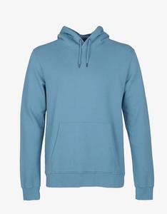 Pull à capuche personnalisé pour hommes 100% coton biologique teint uni pour la saison d'hiver - Product Image 3
