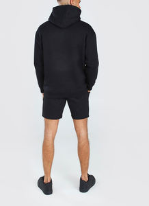 Sweat-shirt et short vierges personnalisés Sweat à capuche en éponge française 100% coton Sweats à capuche surdimensionnés pour hommes - Product Image 2